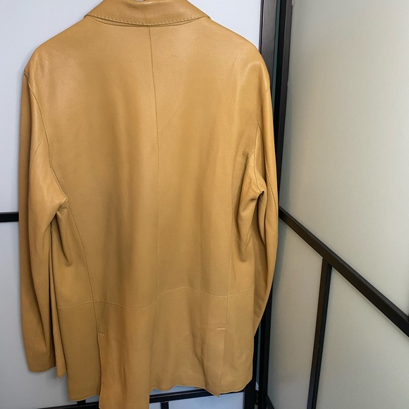 Zegna Leather Men Jacket - S54 XL - Picture 3 of 6